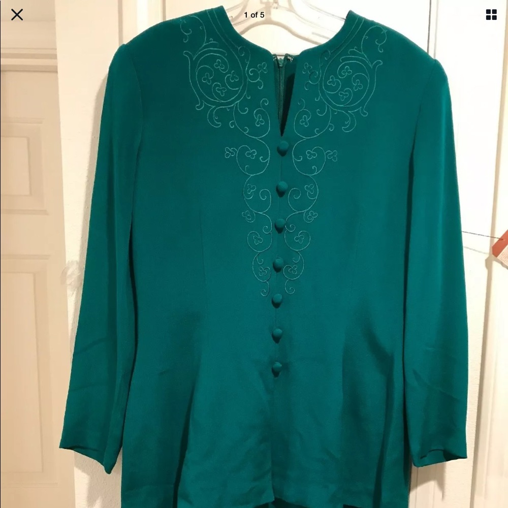 Adrienna Papell  silk dress size 14